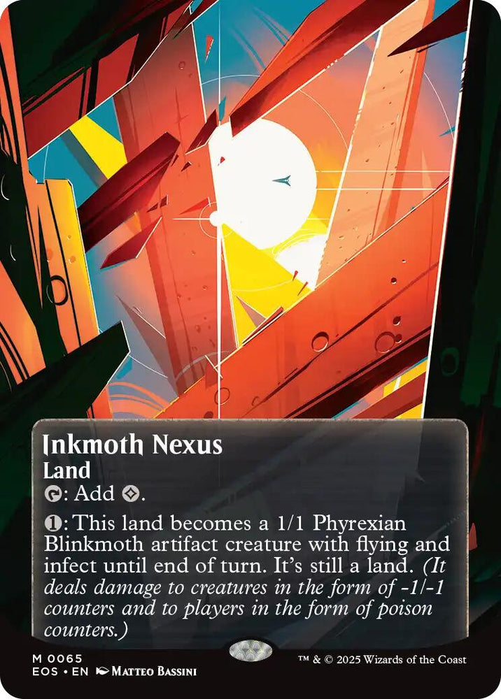 Inkmoth Nexus (0065) (Borderless) [Edge of Eternities: Stellar Sights] Magic: The Gathering