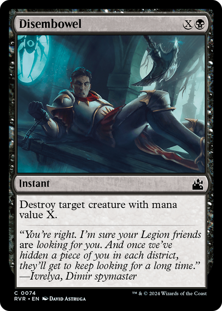 Disembowel [Ravnica Remastered] Magic: The Gathering
