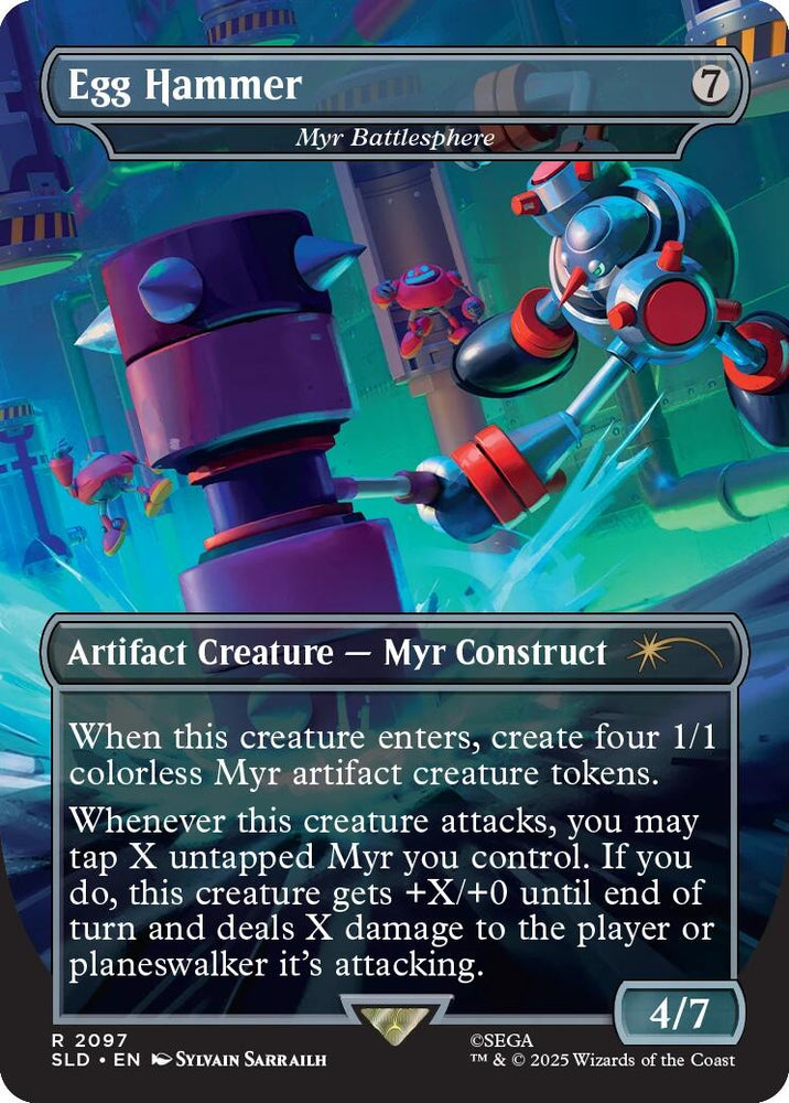 Egg Hammer - Myr Battlesphere [Secret Lair Drop Series] Magic: The Gathering