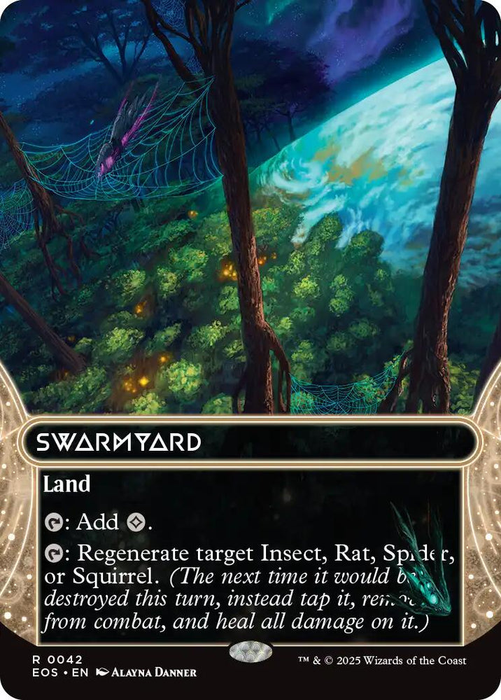 Swarmyard (0042) (Borderless) [Edge of Eternities: Stellar Sights] Magic: The Gathering