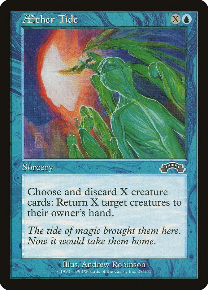 Aether Tide [Exodus] Magic: The Gathering