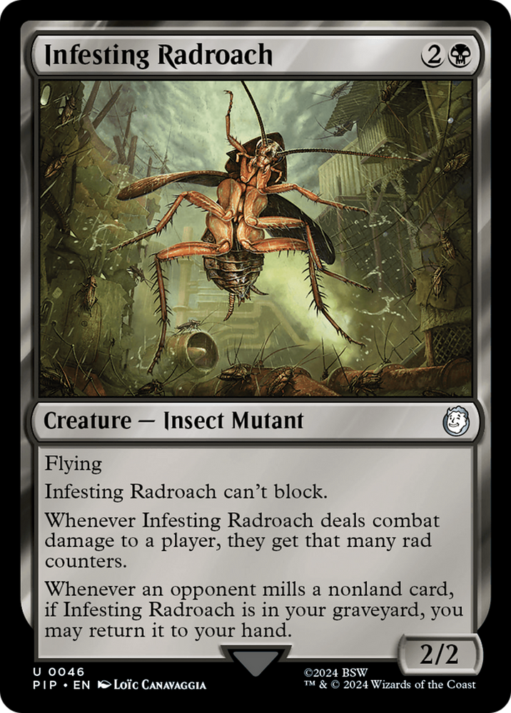 Infesting Radroach [Fallout] Magic: The Gathering