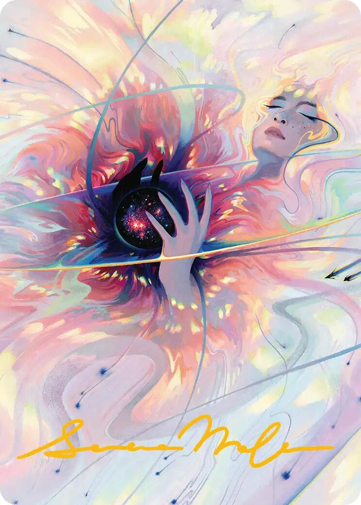 Beyond the Quiet Art Card (Gold-Stamped Signature) [Edge of Eternities Art Series] Magic: The Gathering