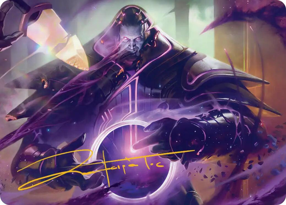 Embrace Oblivion Art Card (Gold-Stamped Signature) [Edge of Eternities Art Series] Magic: The Gathering