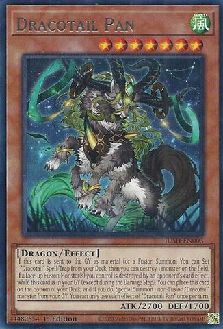Dracotail Pan [JUSH-EN003] Rare - Yugioh Cards For Your TCG Needs!