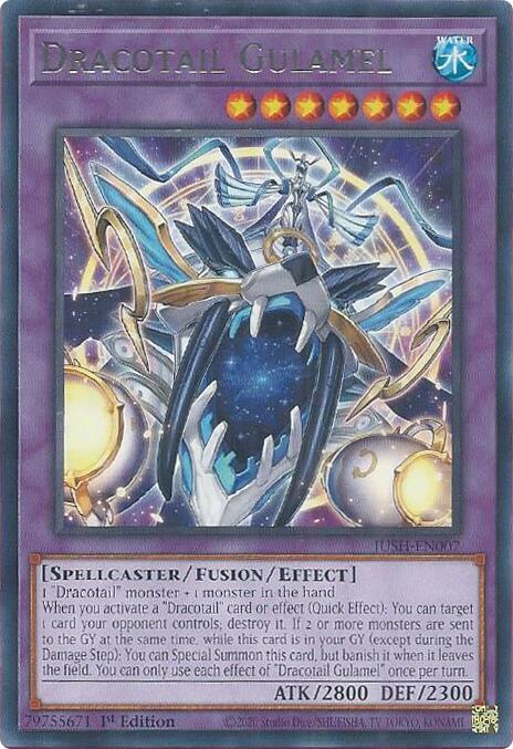 Dracotail Gulamel [JUSH-EN007] Rare - Yugioh Cards For Your TCG Needs! Yu-Gi-Oh!