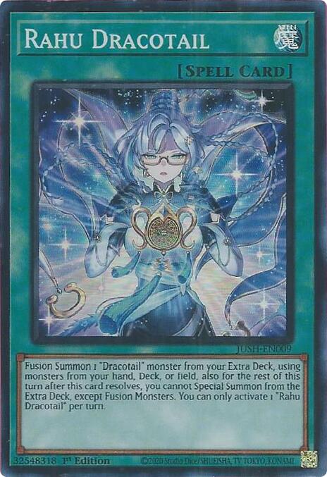 Rahu Dracotail [JUSH-EN009] Super Rare - Yugioh Cards For Your TCG Needs!