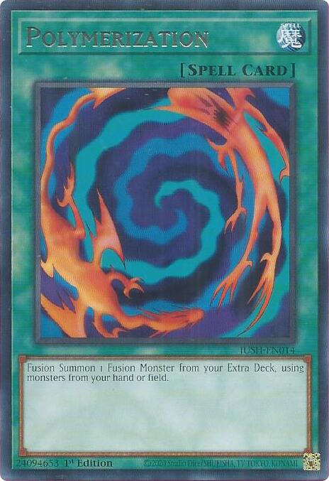 Polymerization [JUSH-EN014] Rare - Yugioh Cards For Your TCG Needs! Yu-Gi-Oh!
