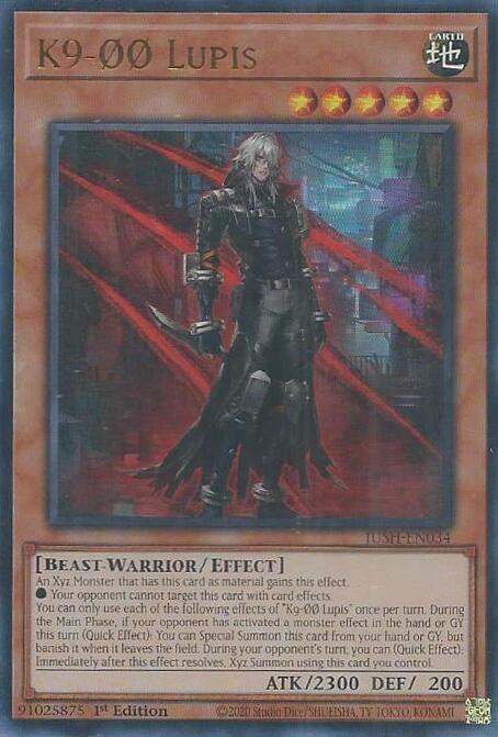 K9-00 Lupis [JUSH-EN034] Ultra Rare - Yugioh Cards For Your TCG Needs!