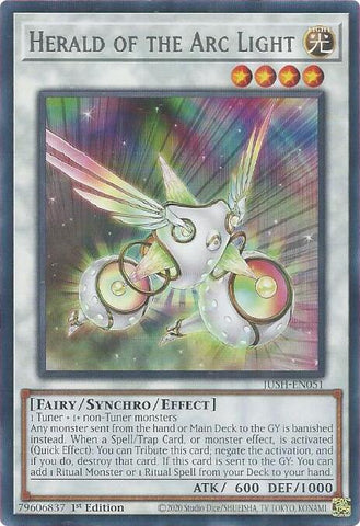 Herald of the Arc Light [JUSH-EN051] Rare - Yugioh Cards For Your TCG Needs!