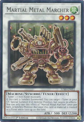 Martial Metal Marcher [JUSH-EN052] Rare - Yugioh Cards For Your TCG Needs!