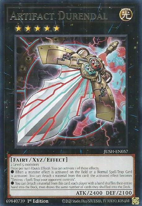 Artifact Durendal [JUSH-EN057] Rare - Yugioh Cards For Your TCG Needs! Yu-Gi-Oh!