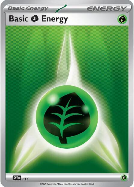 Basic Grass Energy (017) [Scarlet & Violet: Black Bolt] Pokémon
