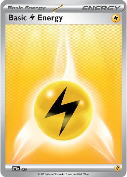 Basic Lightning Energy (020) [Scarlet & Violet: Black Bolt] Pokémon