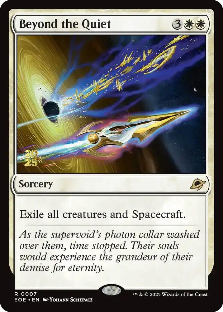 Beyond the Quiet [Edge of Eternities Prerelease Promos] Magic: The Gathering