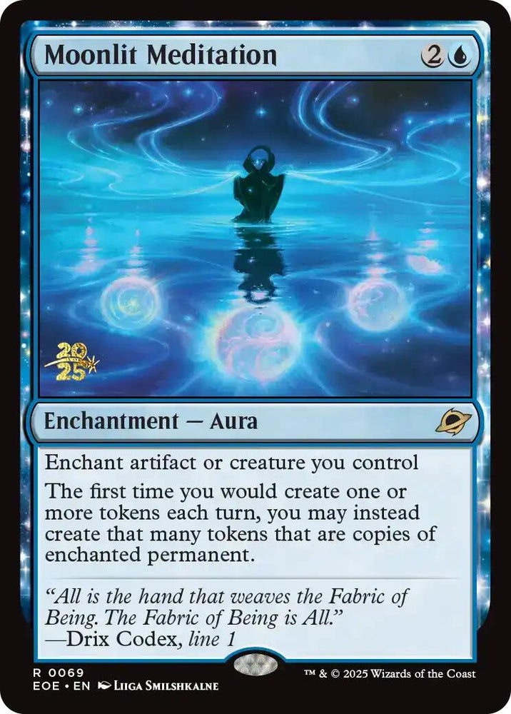 Moonlit Meditation [Edge of Eternities Prerelease Promos] Magic: The Gathering