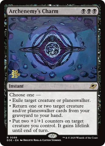Archenemy's Charm [Edge of Eternities Prerelease Promos] Magic: The Gathering