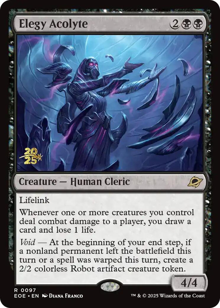 Elegy Acolyte [Edge of Eternities Prerelease Promos] Magic: The Gathering