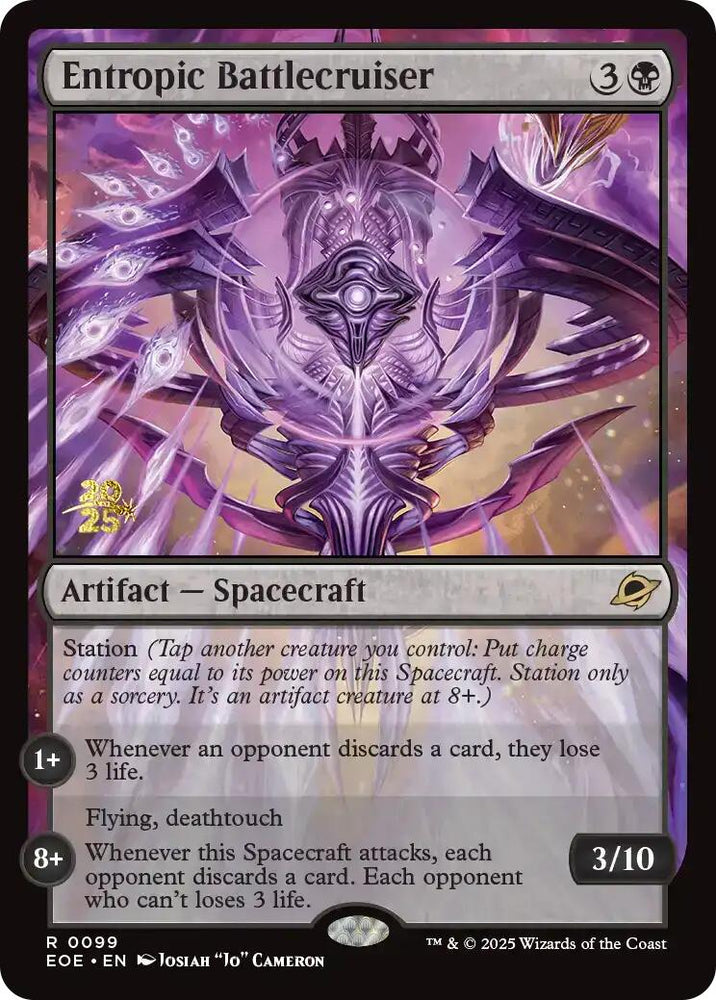 Entropic Battlecruiser [Edge of Eternities Prerelease Promos] Magic: The Gathering