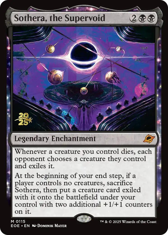 Sothera, the Supervoid [Edge of Eternities Prerelease Promos] Magic: The Gathering