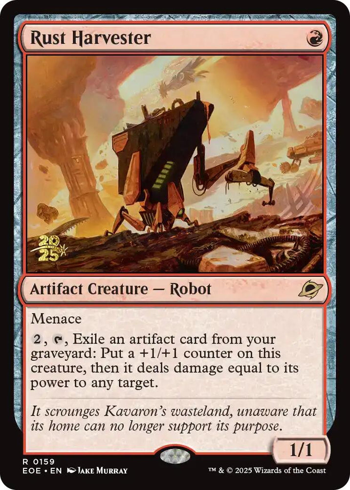 Rust Harvester [Edge of Eternities Prerelease Promos] Magic: The Gathering