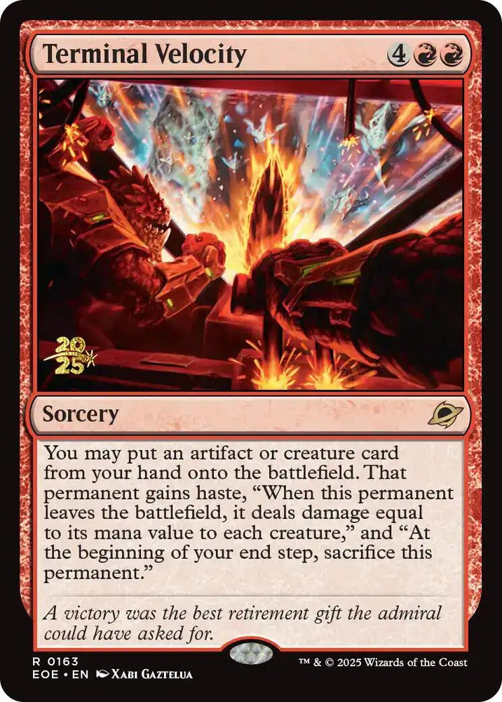 Terminal Velocity [Edge of Eternities Prerelease Promos] Magic: The Gathering