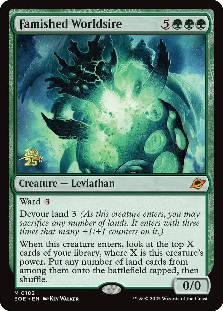 Famished Worldsire [Edge of Eternities Prerelease Promos] Magic: The Gathering