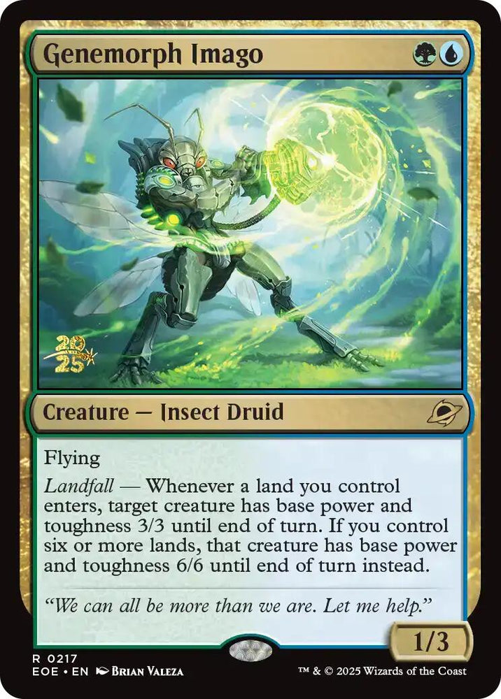 Genemorph Imago [Edge of Eternities Prerelease Promos] Magic: The Gathering