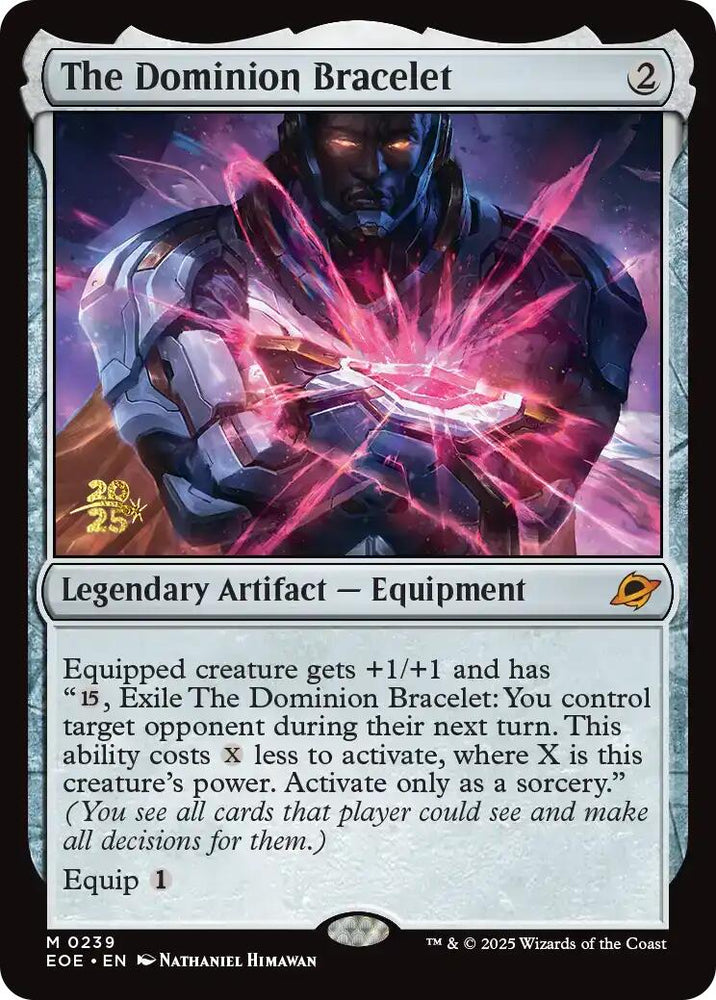 The Dominion Bracelet [Edge of Eternities Prerelease Promos] Magic: The Gathering