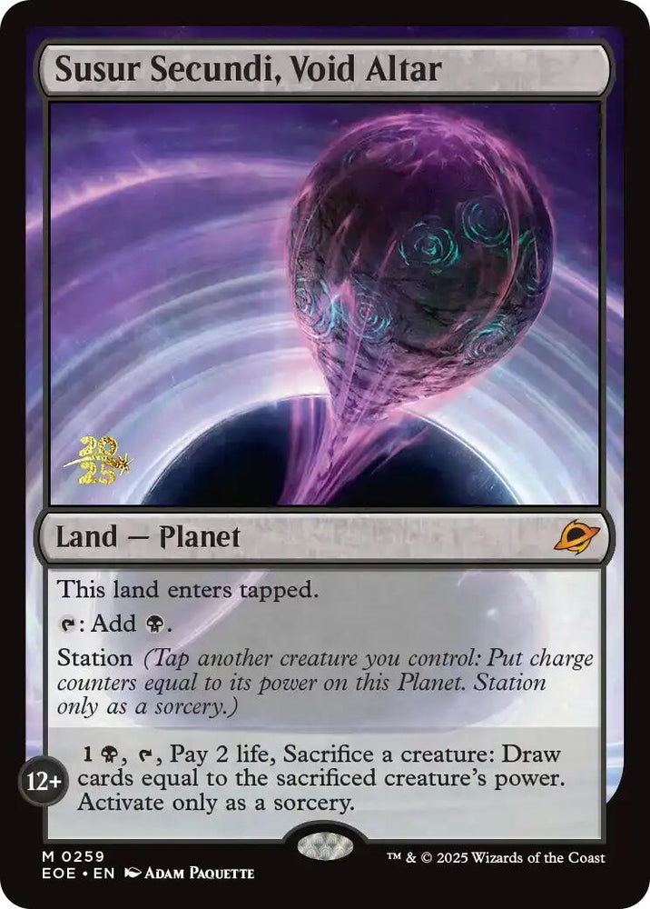Susur Secundi, Void Altar [Edge of Eternities Prerelease Promos] Magic: The Gathering