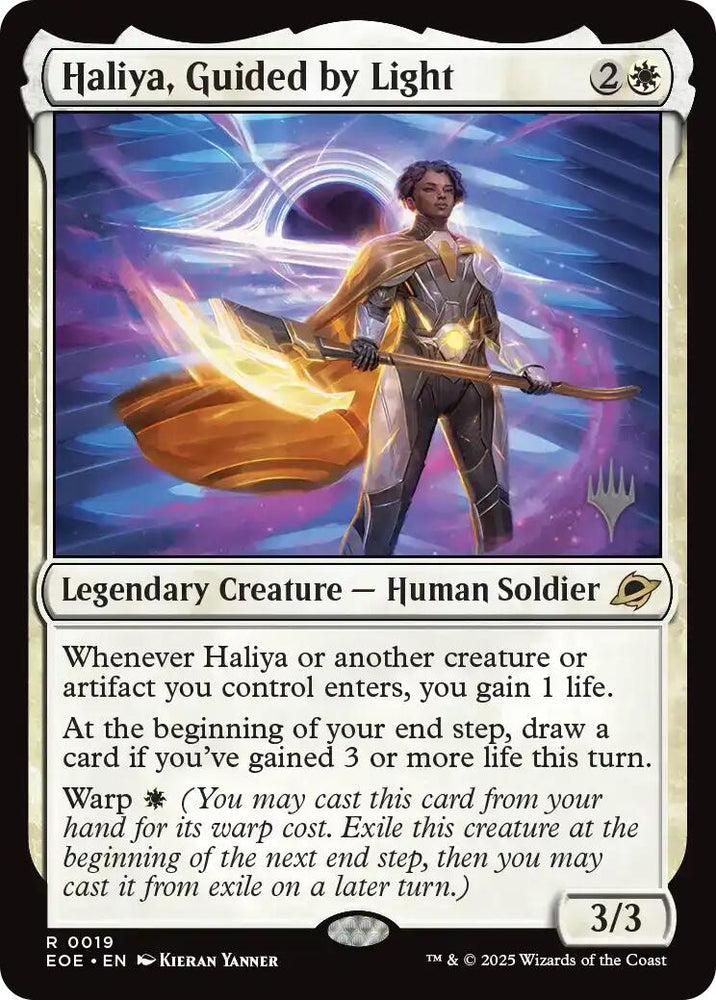 Haliya, Guided by Light (Promo Pack) [Edge of Eternities Promo Pack] Magic: The Gathering