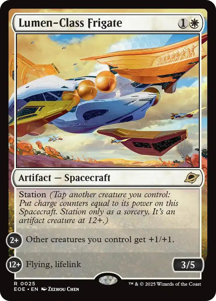 Lumen-Class Frigate (Promo Pack) [Edge of Eternities Promo Pack] Magic: The Gathering