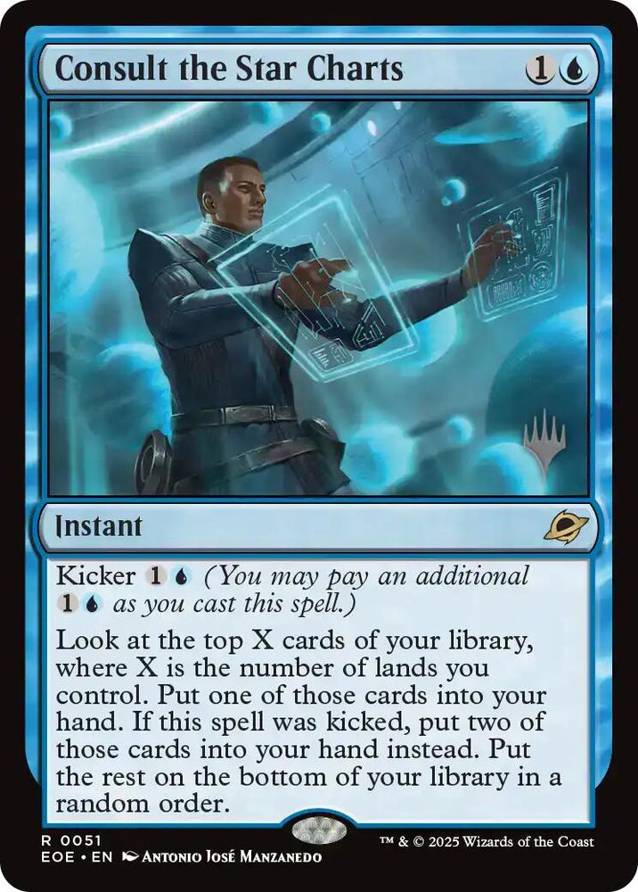 Consult the Star Charts (Promo Pack) [Edge of Eternities Promo Pack] Magic: The Gathering