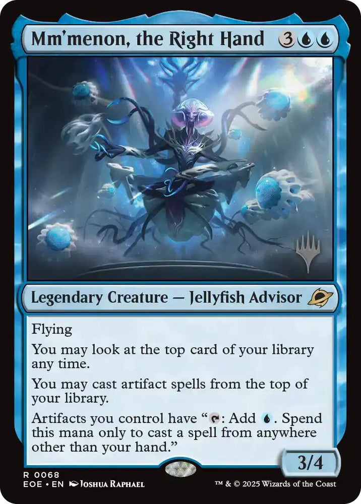 Mm'menon, the Right Hand (Promo Pack) [Edge of Eternities Promo Pack] Magic: The Gathering