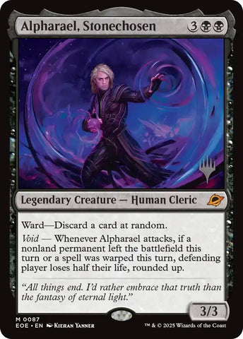 Alpharael, Stonechosen (Promo Pack) [Edge of Eternities Promo Pack] Magic: The Gathering