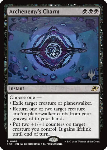 Archenemy's Charm (Promo Pack) [Edge of Eternities Promo Pack] Magic: The Gathering