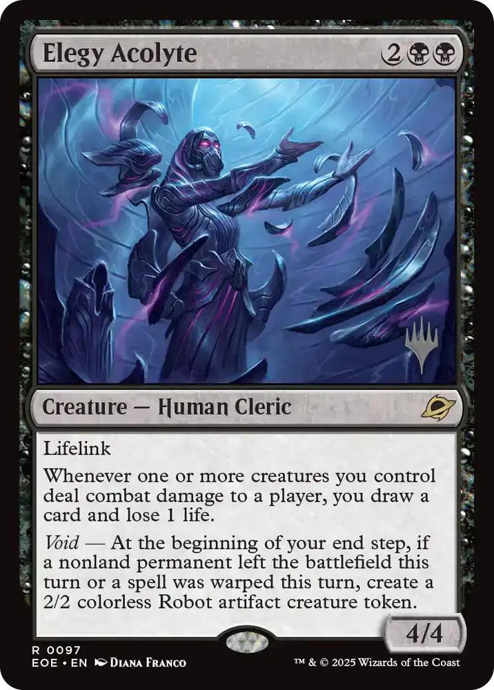 Elegy Acolyte (Promo Pack) [Edge of Eternities Promo Pack] Magic: The Gathering