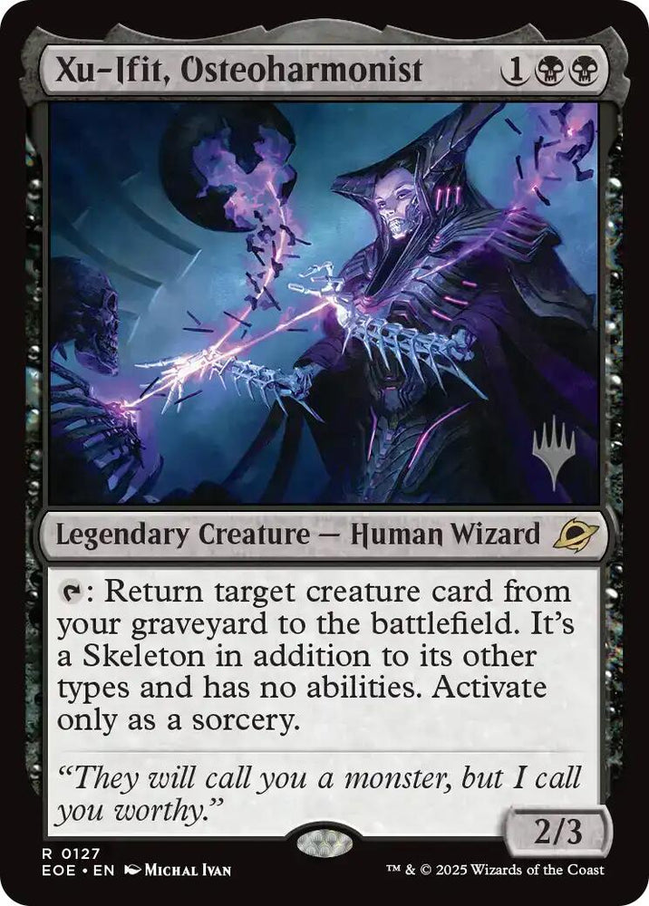 Xu-Ifit, Osteoharmonist (Promo Pack) [Edge of Eternities Promo Pack] Magic: The Gathering