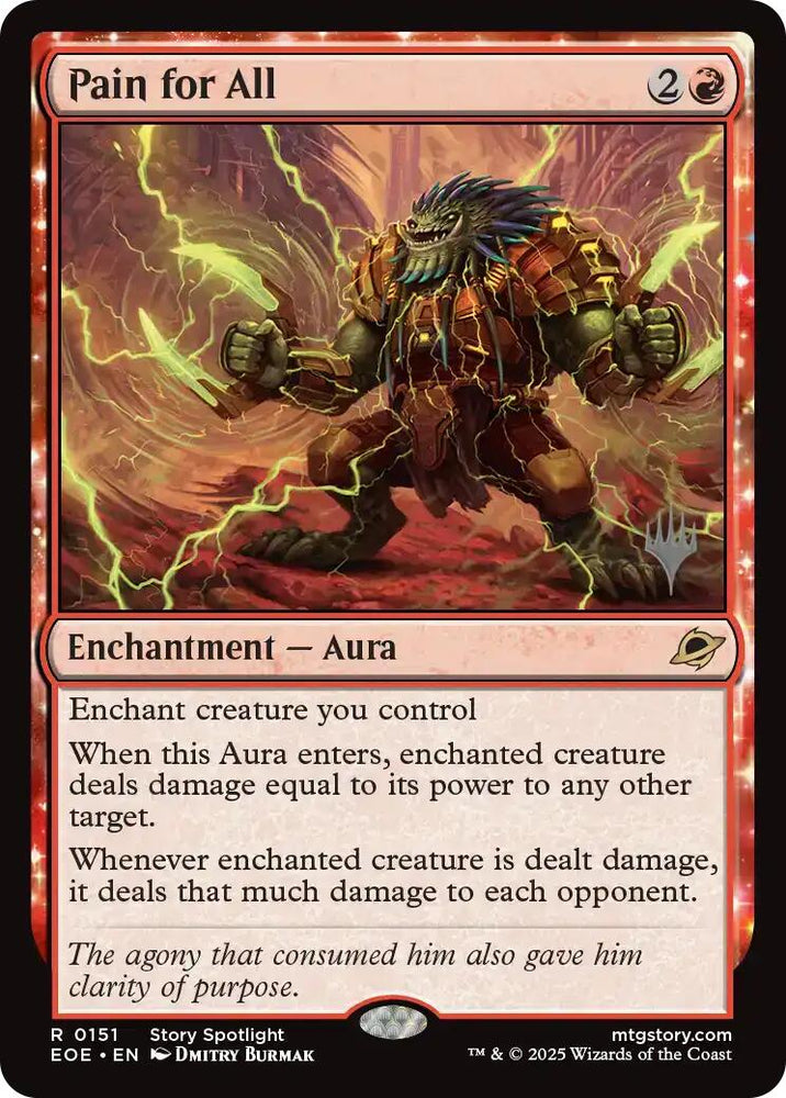 Pain for All (Promo Pack) [Edge of Eternities Promo Pack] Magic: The Gathering