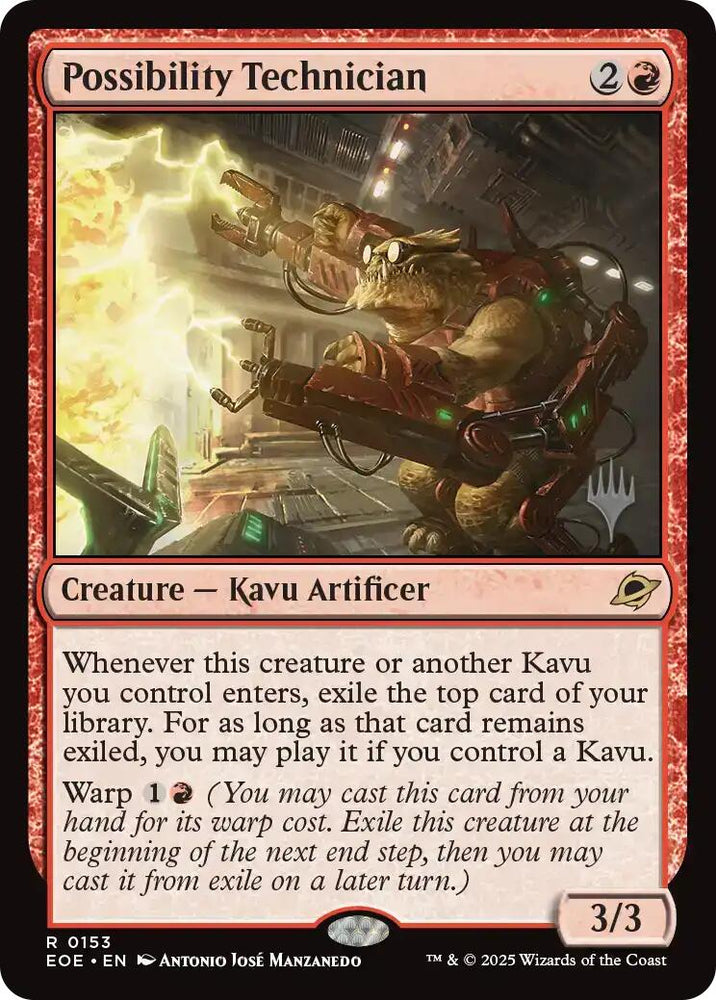 Possibility Technician (Promo Pack) [Edge of Eternities Promo Pack] Magic: The Gathering