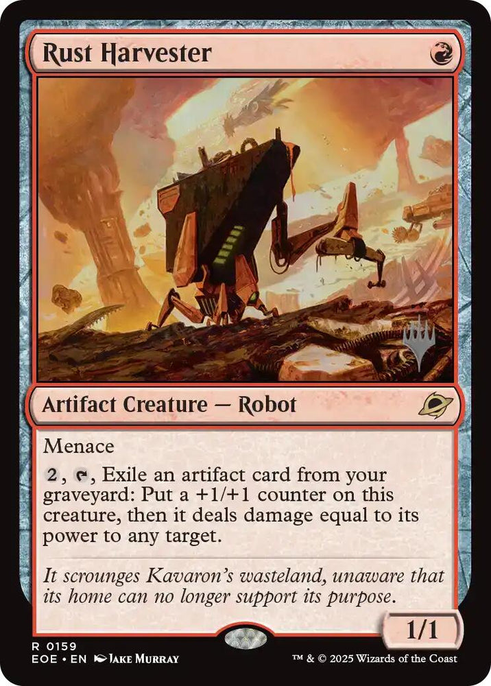 Rust Harvester (Promo Pack) [Edge of Eternities Promo Pack] Magic: The Gathering