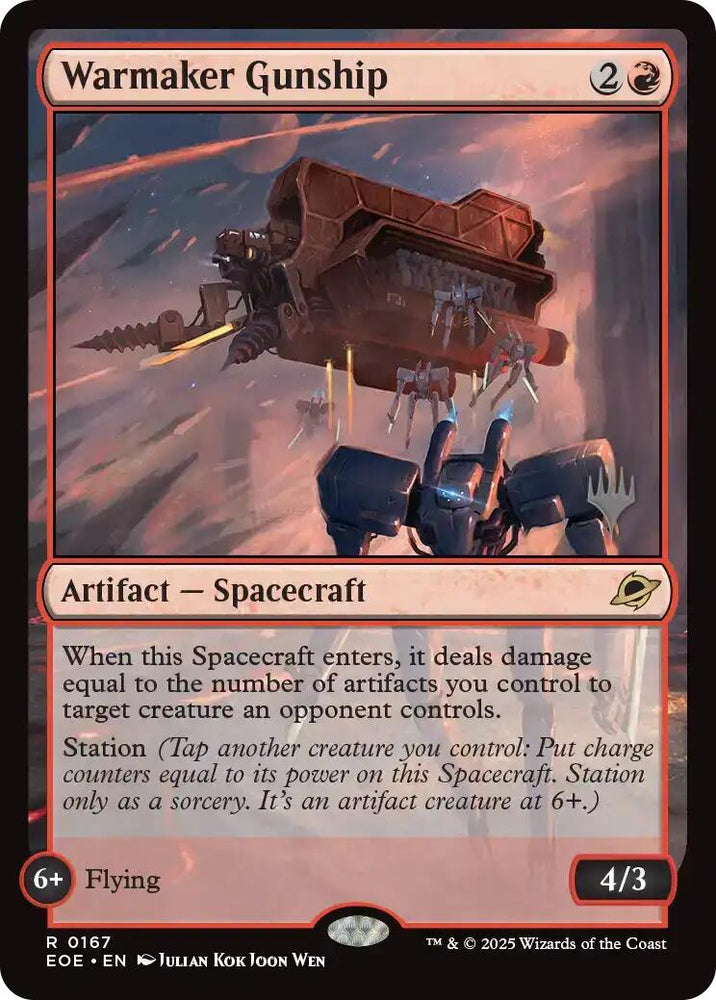 Warmaker Gunship (Promo Pack) [Edge of Eternities Promo Pack] Magic: The Gathering