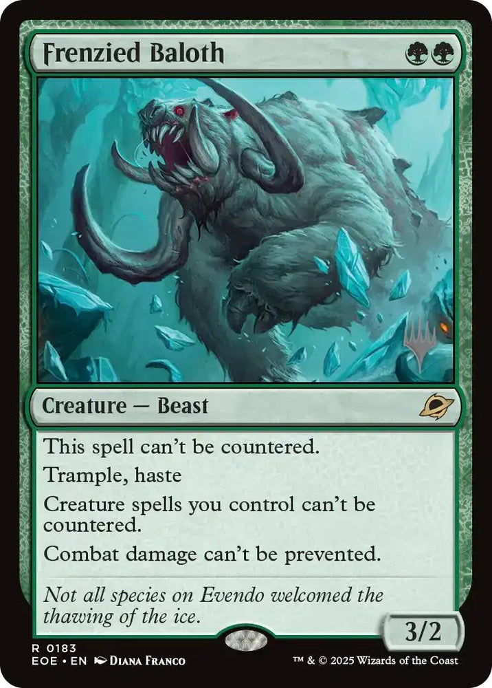 Frenzied Baloth (Promo Pack) [Edge of Eternities Promo Pack] Magic: The Gathering