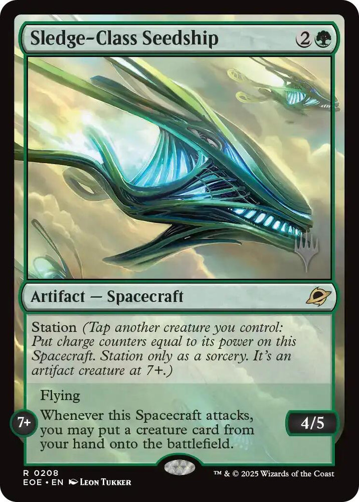 Sledge-Class Seedship (Promo Pack) [Edge of Eternities Promo Pack] Magic: The Gathering