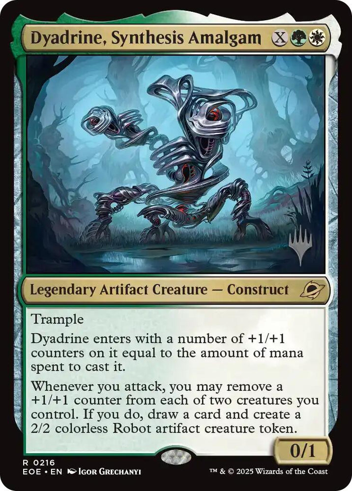 Dyadrine, Synthesis Amalgam (Promo Pack) [Edge of Eternities Promo Pack] Magic: The Gathering
