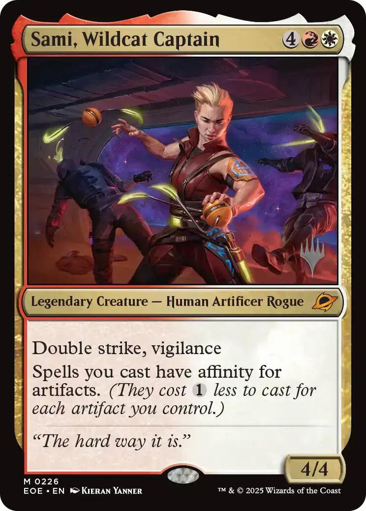 Sami, Wildcat Captain (Promo Pack) [Edge of Eternities Promo Pack] Magic: The Gathering