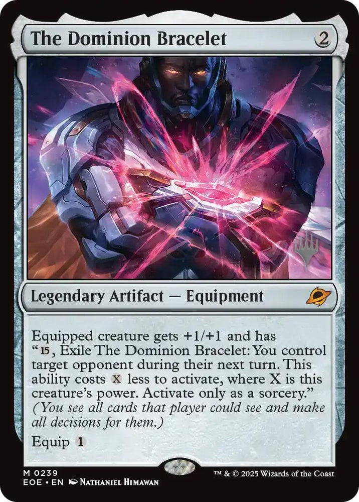 The Dominion Bracelet (Promo Pack) [Edge of Eternities Promo Pack] Magic: The Gathering