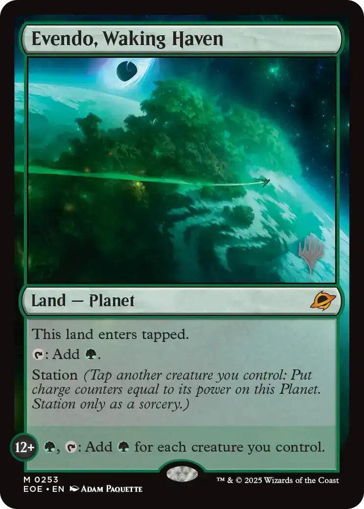 Evendo, Waking Haven (Promo Pack) [Edge of Eternities Promo Pack] Magic: The Gathering