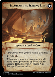 Brass's Tunnel-Grinder // Tecutlan, The Searing Rift (Extended Art) [The Lost Caverns of Ixalan] Magic: The Gathering