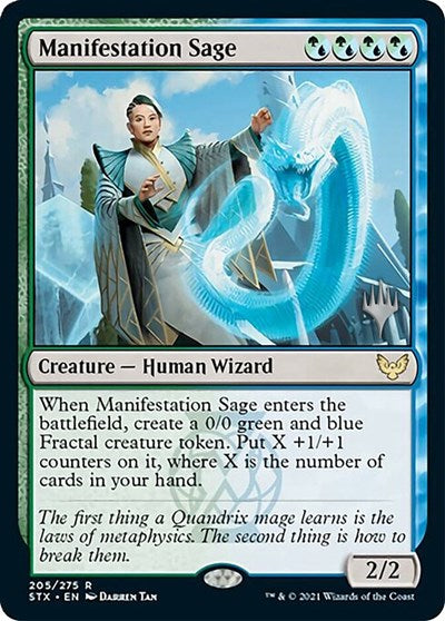 Manifestation Sage (Promo Pack) [Strixhaven: School of Mages Promos] Magic: The Gathering